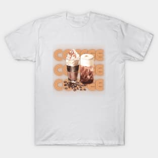 Coffee Cream Vintage Since Retro T-Shirt